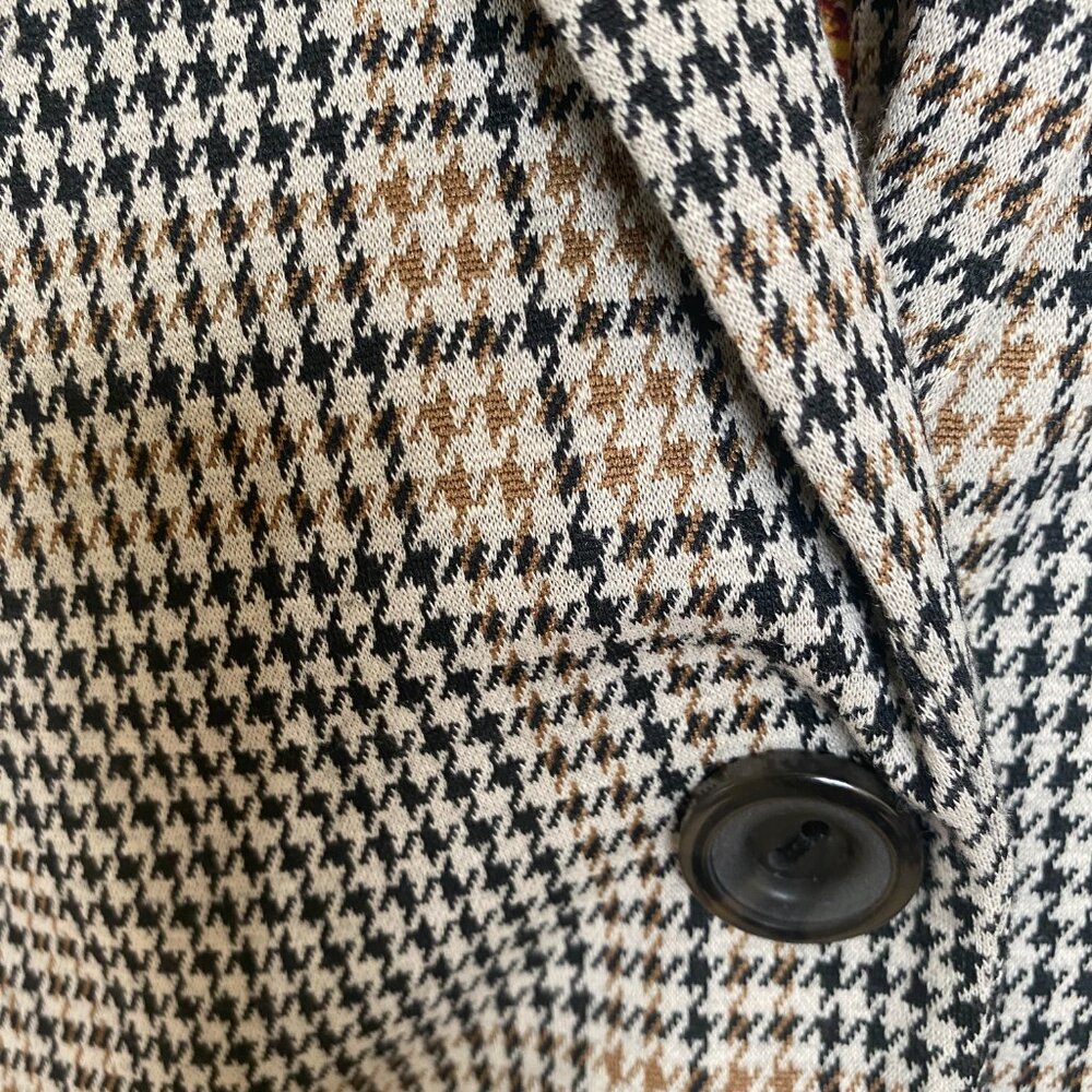 Philosophy Houndstooth Pattern Style Jacket - image 6